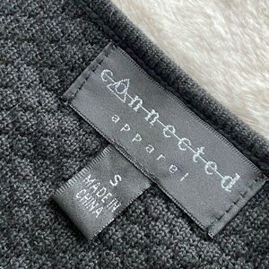 Connected apparel red and black dress.